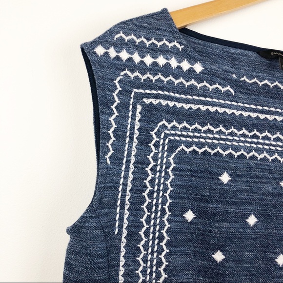 Banana Republic Embroidered Sleeveless Tank - Picture 4 of 9